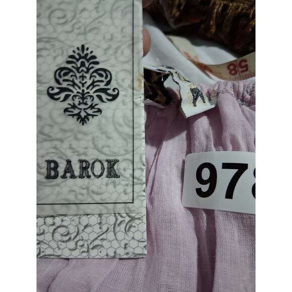 Barok Paris Women's XL Whimsical Fairycore  Eyelet Lace  Crochet Romantic Top - Picture 15 of 15